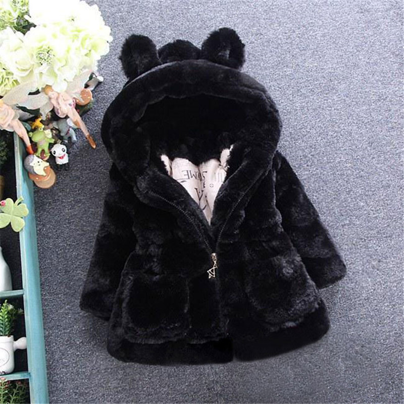 Baby Girl Fur Coat Winter Wear